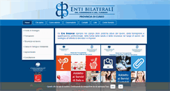 Desktop Screenshot of entibilaterali.cn.it